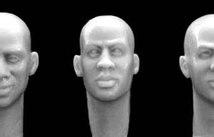 HEADSET 5 DIFFERENT AFRICAN BALD HEADS