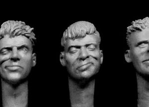 HEADSET 5 EUROPEAN HEADS WITH HAIR