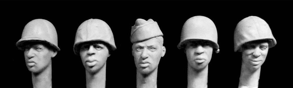 HEADSET BLACK US SOLIDERS 4X M1 HELMETS, OVERSEAS CAP