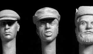 HEADSET WWII BRITISH OFFICER TYPE PEAKED CAP