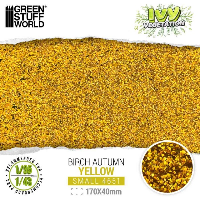 IVY FOLIAGE   BIRCH AUTUMN   YELLOW   SMALL