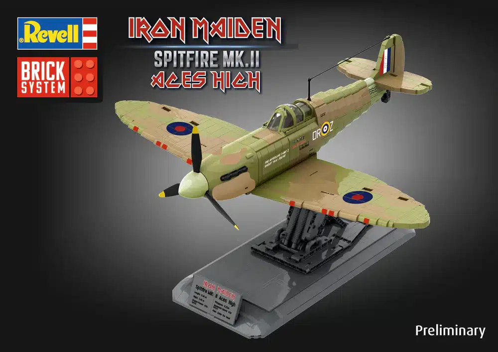 Iron Maiden Spitfire Mk.II Aces High Brick System