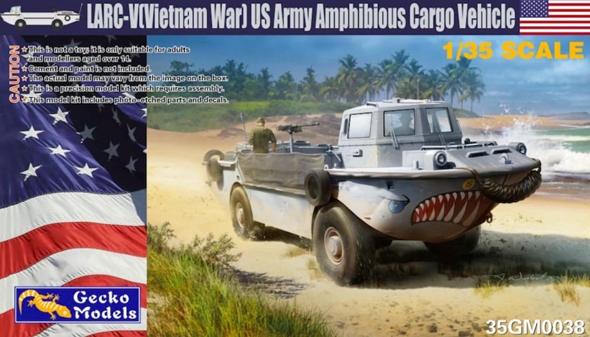 LARC V VIETNAM WAR US ARMY AMPHIBIOUS CARGO