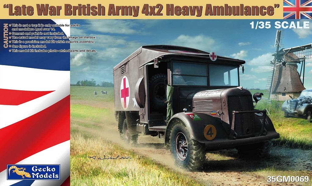 LATE WAR BRITISH ARMY 4X2 HEAVY AMBULANCE