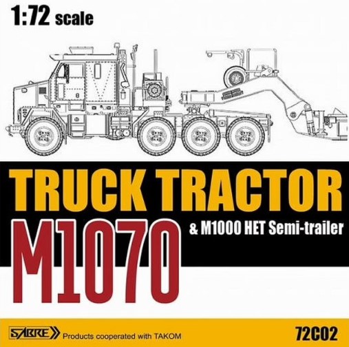 M1070 TRUCK TRACTOR 1 M1000 HET SEMIT TRAILER