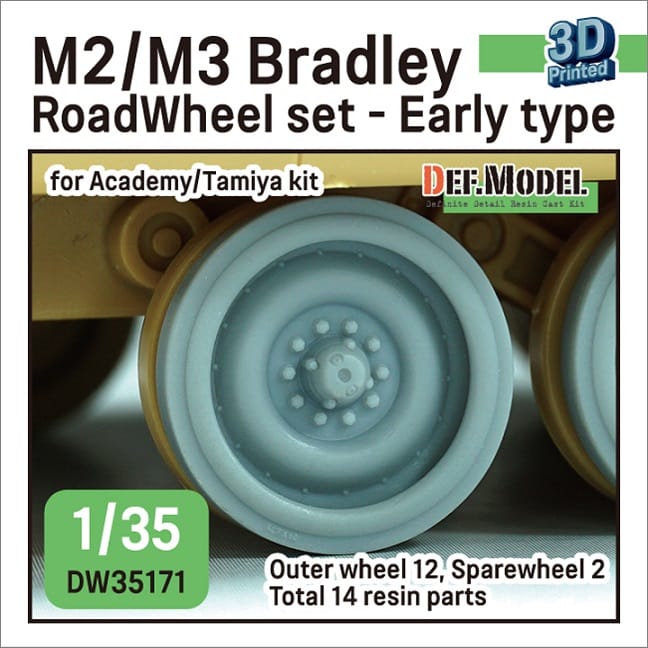 M3 BRADLEY ROADWHEEL OUTSIDE PARTS EARLY