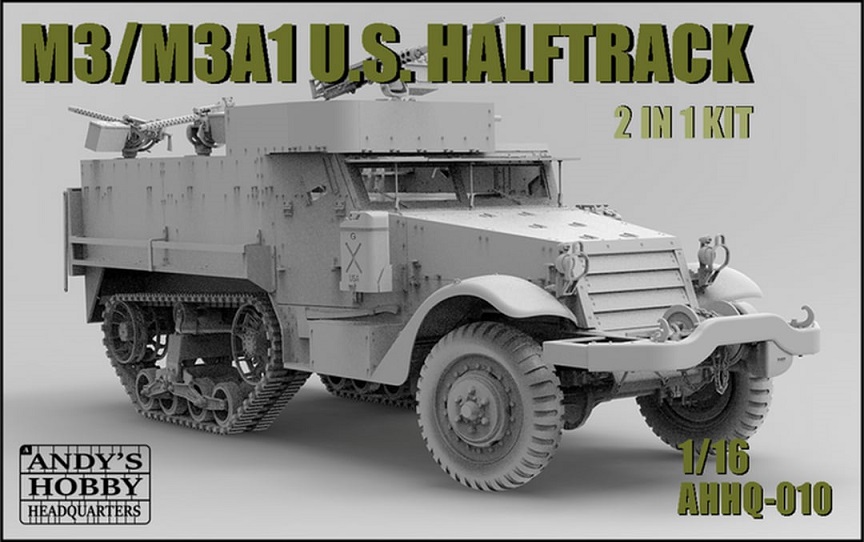 M3 M3A1 US WWII HALFTRACK 2IN1