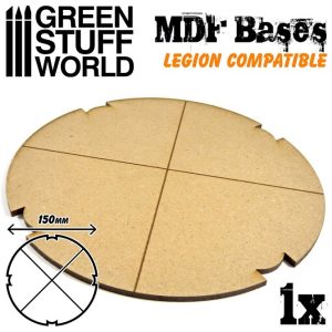 MDF BASES ROUND 150MM LEGION PACK X1