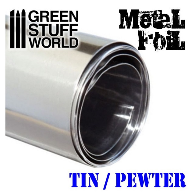 METAL FOIL   TIN PEWTER