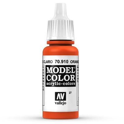 MODEL COLOR ORANGE RED