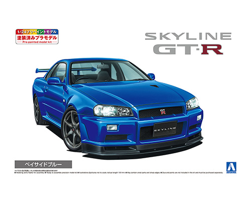 NISSAN BNR34 SKYLINE GT R SPEC II 2000 BAYSIDE BLUE