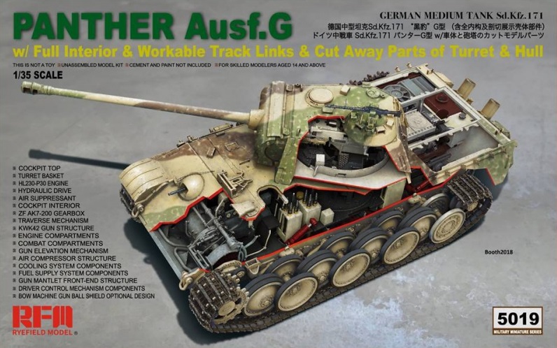 PANTHER G WITH FULL INTERIOR AND CUT AWAY