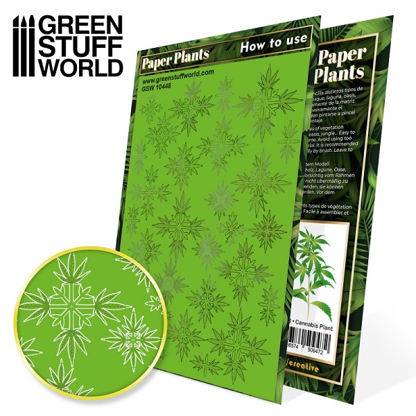 PAPER PLANTS   CANNABIS PLANT
