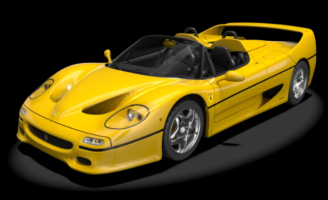 Pocher 18 Ferrari F50 Giallo Modena