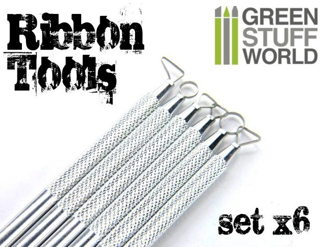 RIBBON TOOLS SCULPTING SET   SET OF 6
