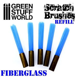 SCRATCH BRUSHES REFILL   FIBERGLASS