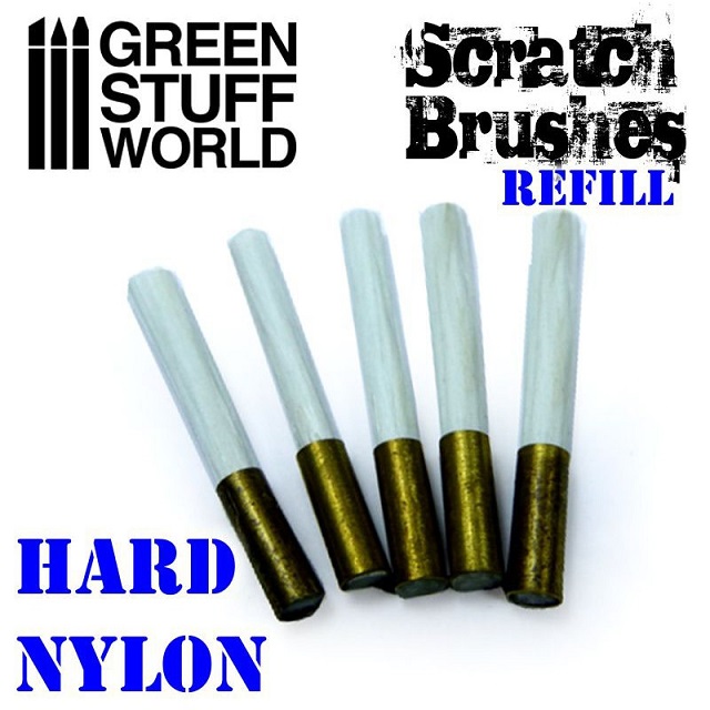 SCRATCH BRUSHES REFILL   HARD NYLON