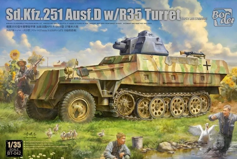 SD. KFZ. 251 AUSF. D WITH R35 TURRET