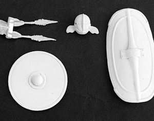 SHIELDS AND HELMET ROMAN REPUBLIC
