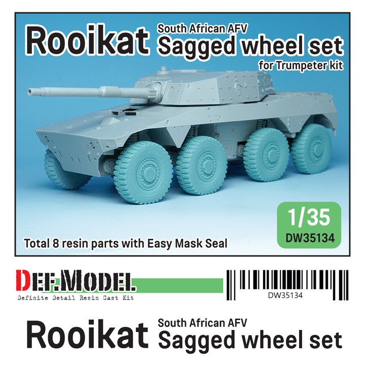 SOUTH AFRICAN ROOIKAT AFV SAGGED WHEEL SET