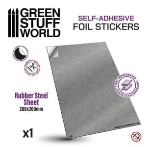 STEEL RUBBER SHEET 0.9MM SELFADHESIVE