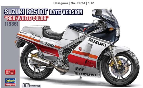 Suzuki RG500I rood wit