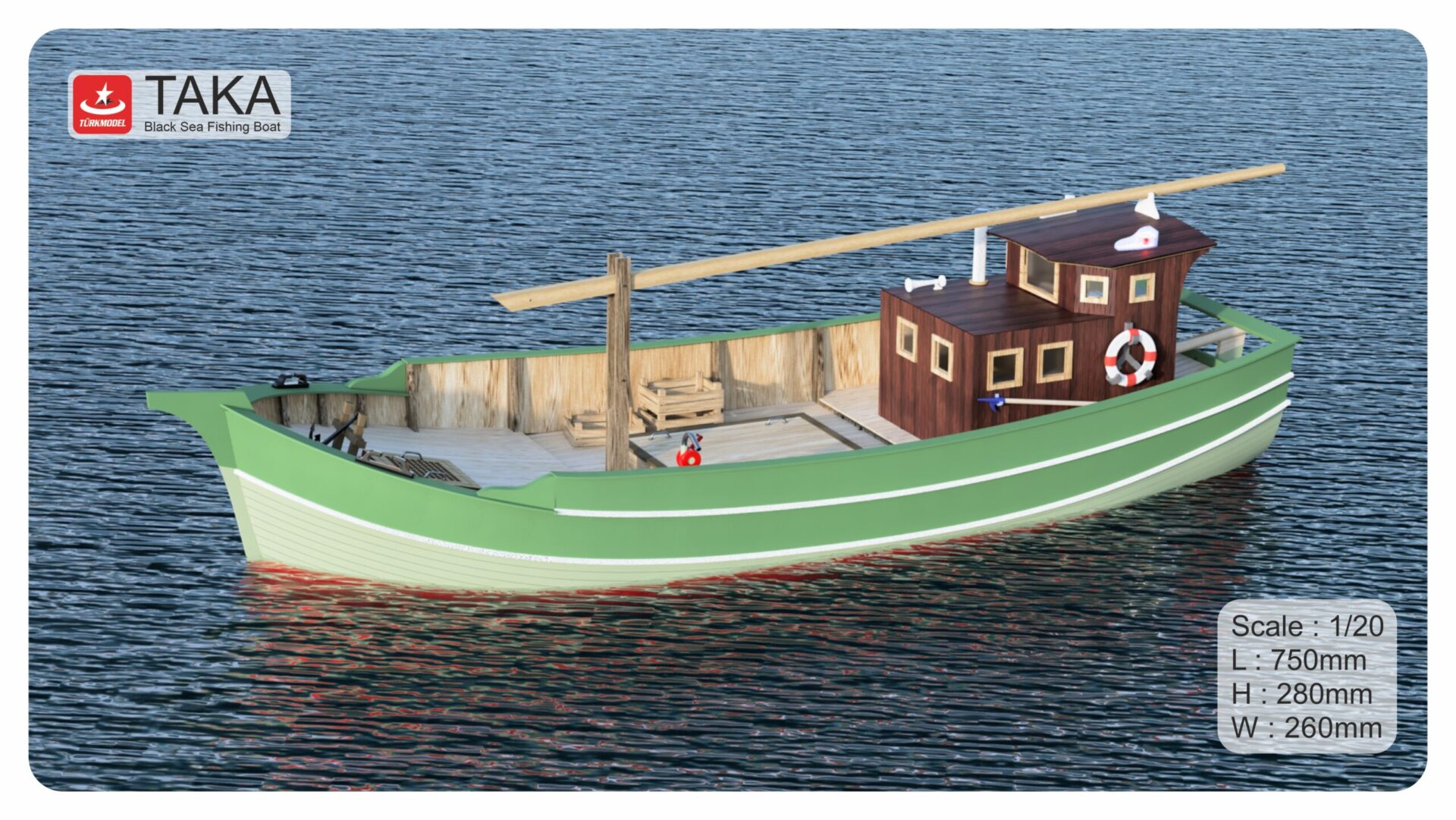 TAKA Black Sea Fishing Boat R C