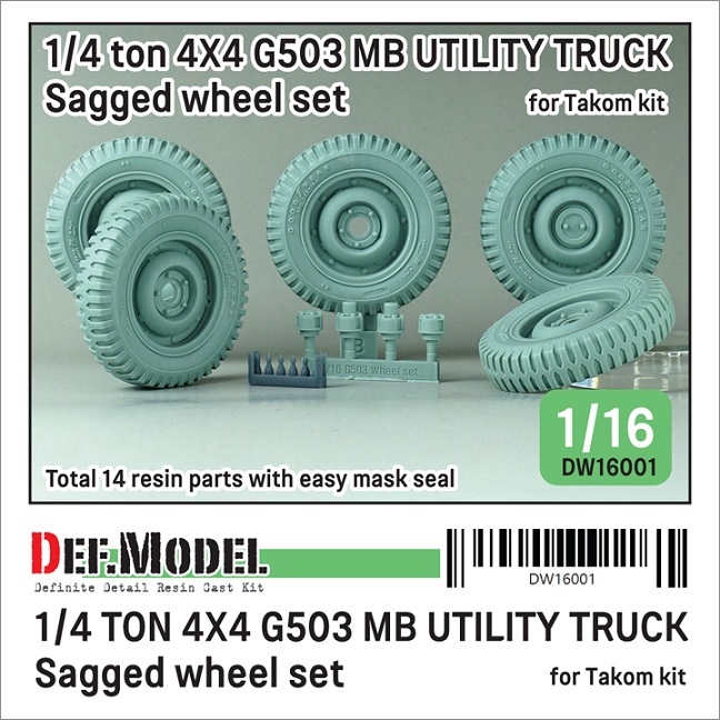 TON 4X4 G503 MB SAGGED WHEEL SET