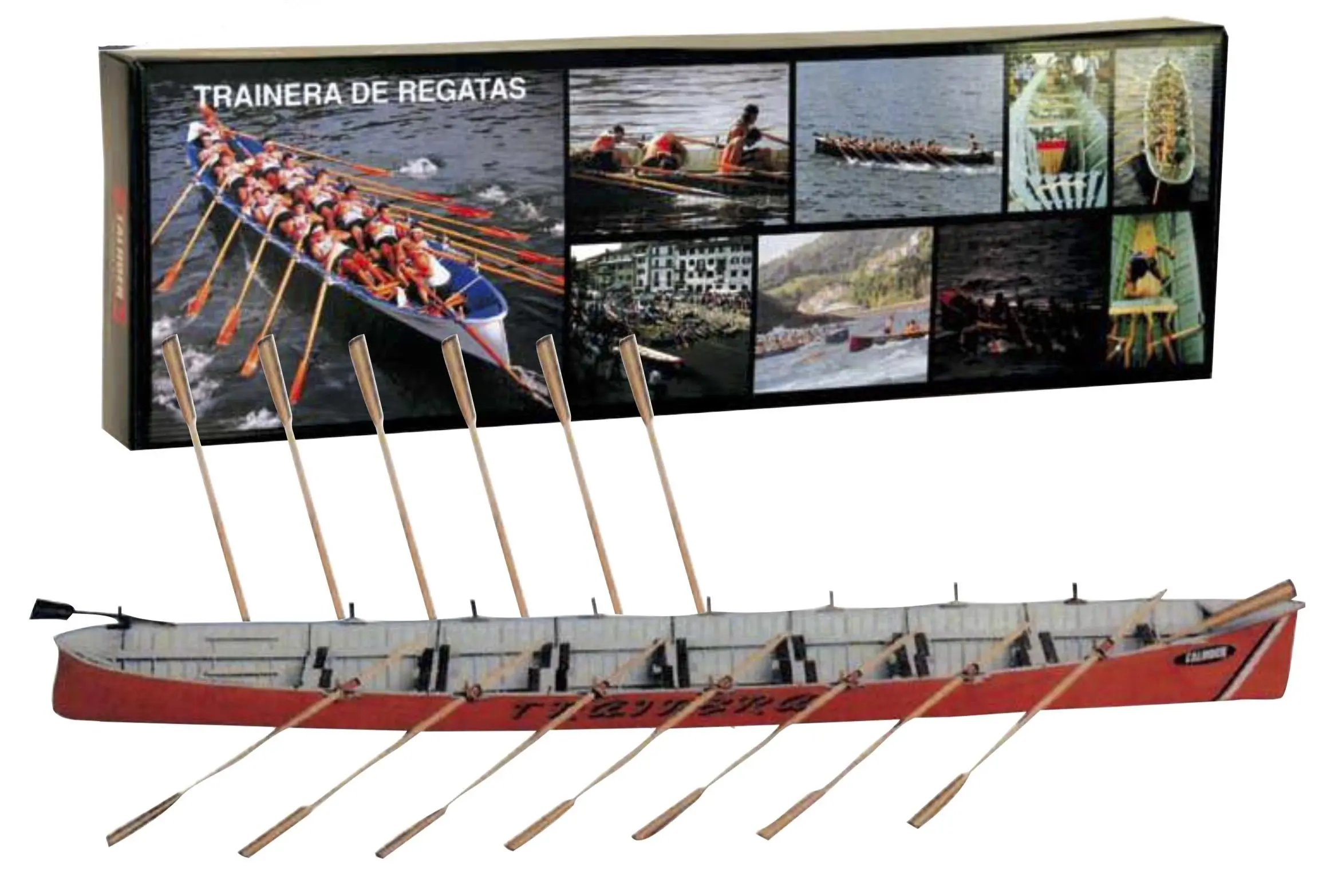 TRAINERA DE REGATAS Regatta rowing boat 1