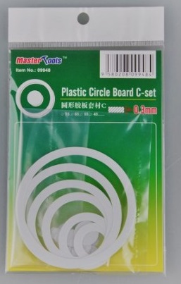 TRUMPETER PLASTIC CIRCLE BOARD SET C 0.3MM