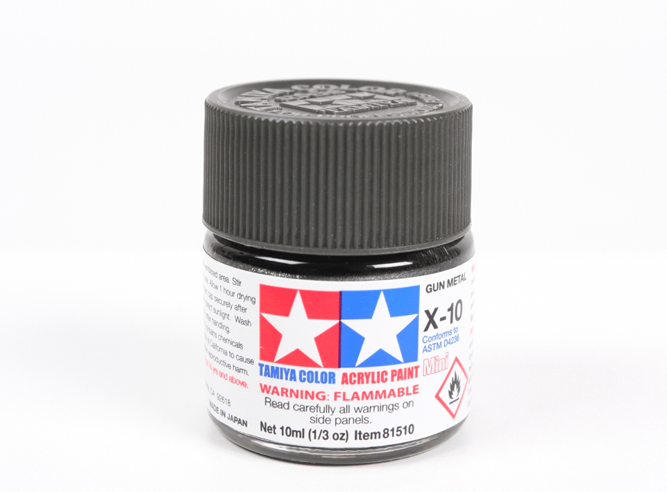 Tamiya X 10 GUN METAL (10ML)