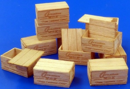 U.S. WOODEN CRATES FOR CONDENSED MILK