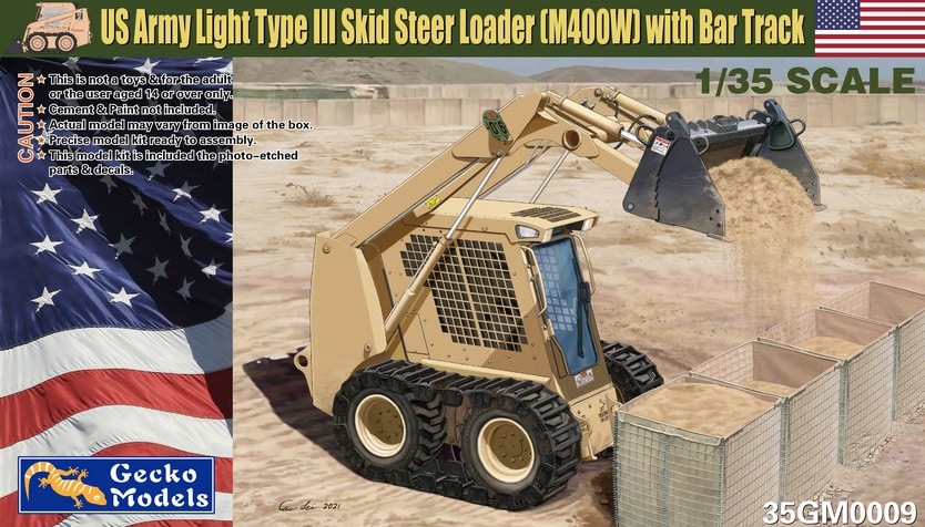 US ARMY LIGHT TYPE III SKID STEER LOADER