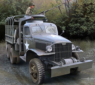 US GMC CCKW 352 MACHINE TURRET