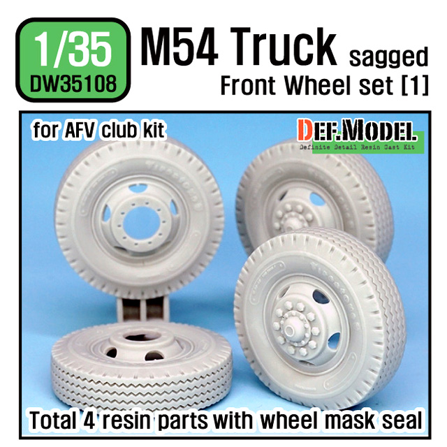 US M54A2 CARGO TRUCK SAGGED FRONT WHEEL