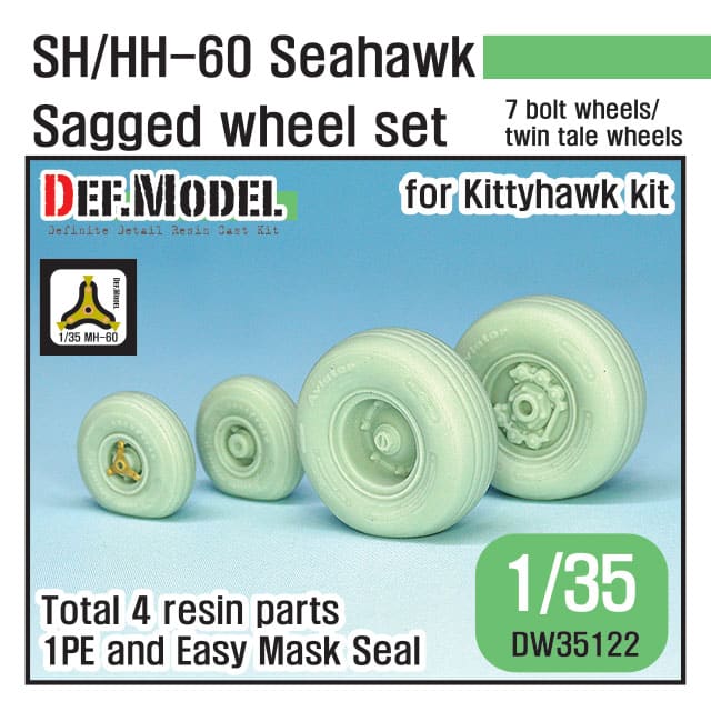 US SHMH 60 SEAHAWK WHEEL SET FOR KITTY HAWK