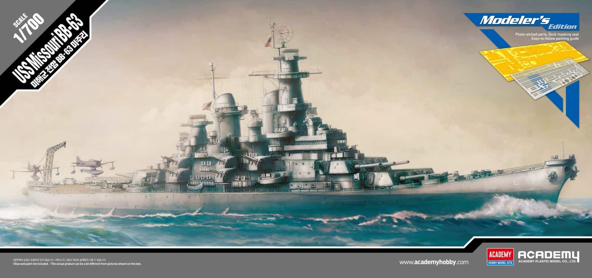 USS Missouri BB 63 Modeleler's ed.