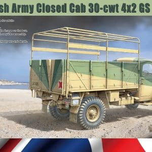 WWII BRITISH ARMY CLOSED CAB 30 CWT 4X2 GS TRUCK