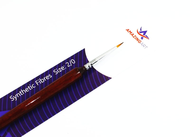 amazing art synthetic round brush 2