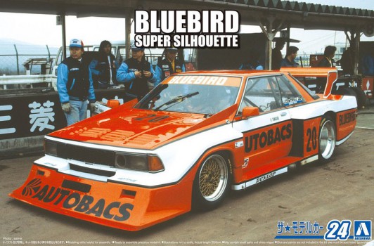 aoshima 1 24 nissan ky910 bluebird super silhouette 83