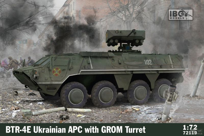 BTR 4E Ukrainian APC with GROM Turret