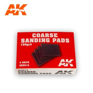 COARSE SANDING PADS 120 GRIT 4 UNITS