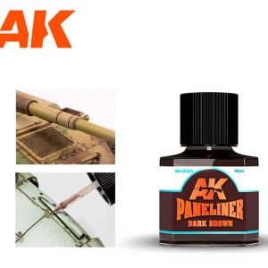 Ak Interactive Dark Brown Paneliner 40Ml