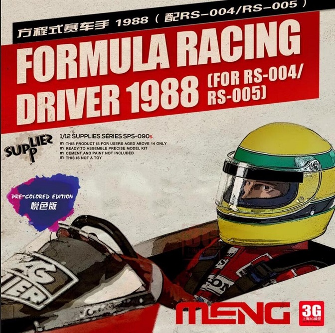 FORMULA RACING DRIVER 1988 PRE COLORED