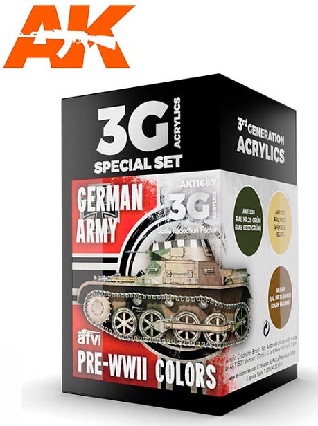 GERMAN ARMY PRE WWII COLORS 3G