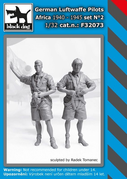 GERMAN LUFTWAFFE PILOTS AFRICA SET N°2