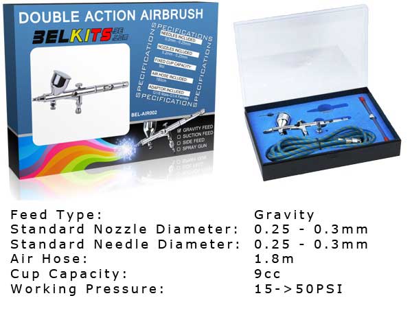 GRAVITY FEED AIRBRUSH DOUBLE ACTION 2