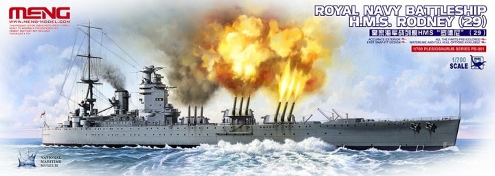 H.M.S. RODNEY   ROYAL NAVY BATTLESHIP