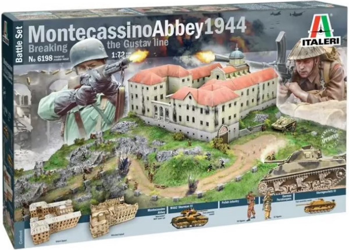 italeri 1 72 monte cassino 1944 gustav line battle