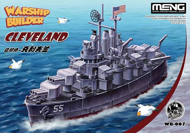 KIT WARSHIP BUILDER USS CLEVELAND